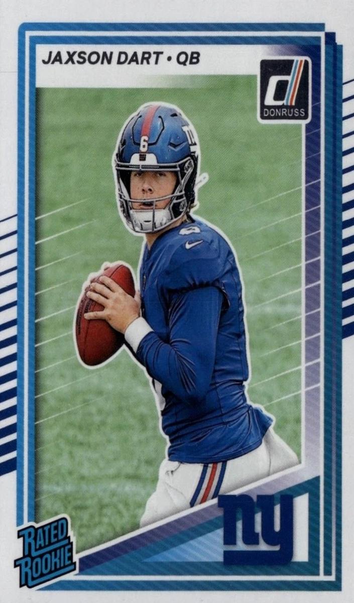 Jaxson Dart 2025 Donruss Football card