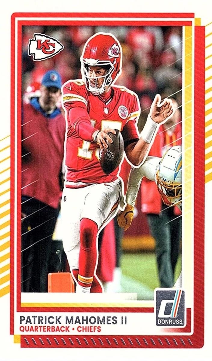 2025 Panini Donruss Patrick Mahomes II [Press Proof Blue] #48 card