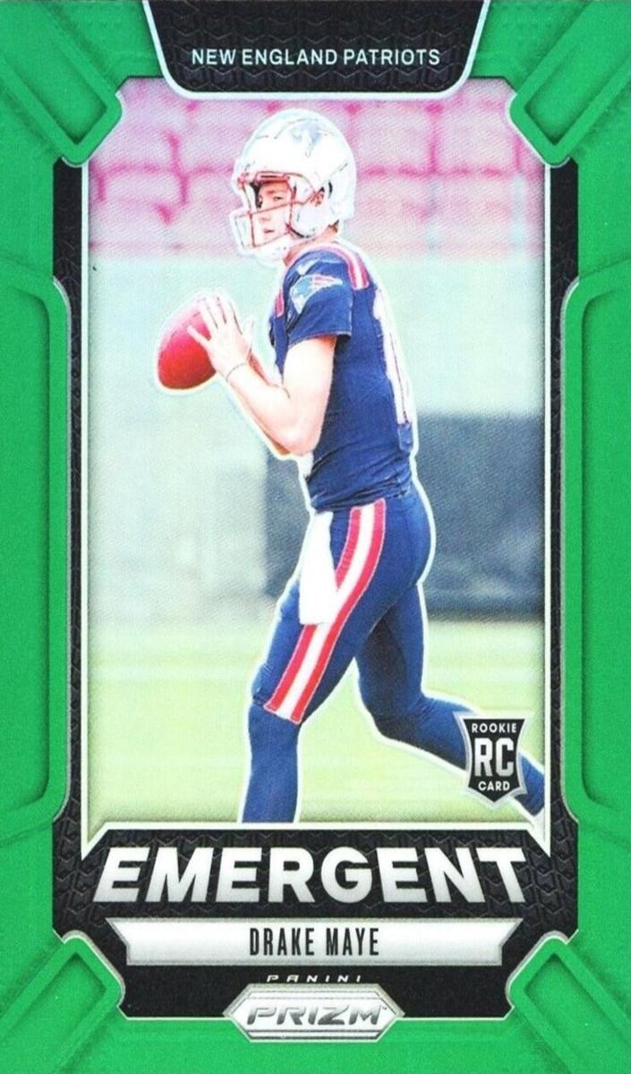 2024 Panini Prizm Green #4 Drake Maye front