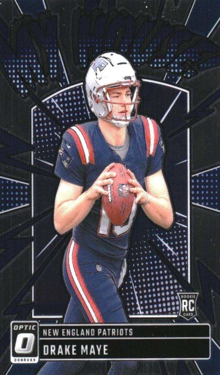 2024 Panini Prestige Human Highlight Film Drake Maye #8 card
