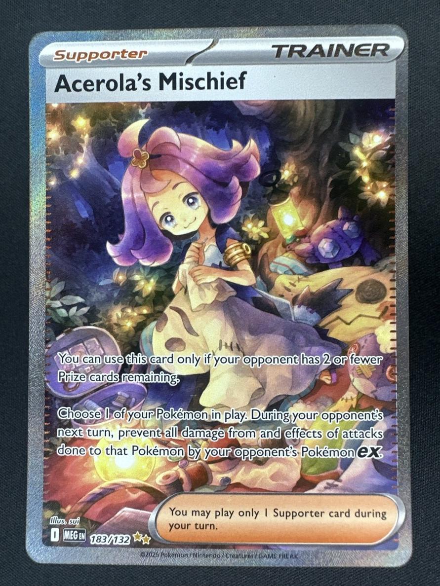Acerola's Mischief 2025 Pokemon Mega Evolution