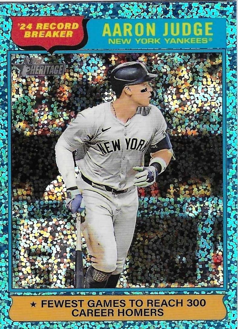 2025 Topps Topps Heritage Blue #3 Aaron Judge front
