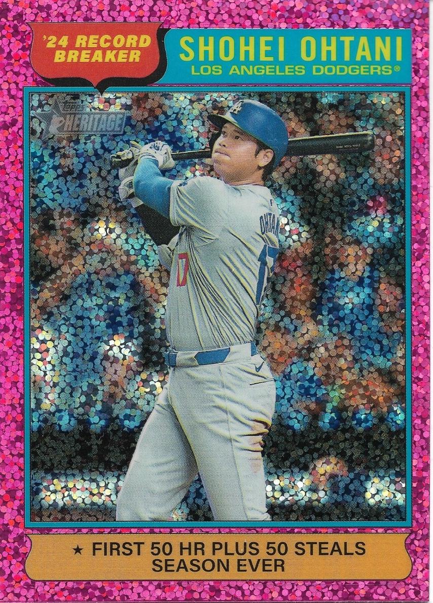 2025 Topps Topps Series 1 Pink #1 Shohei Ohtani front