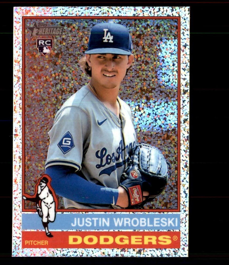 2025 Topps Heritage Justin Wrobleski #319 card