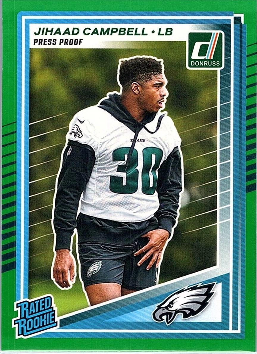 2025 Panini Donruss Jihaad Campbell #343 card