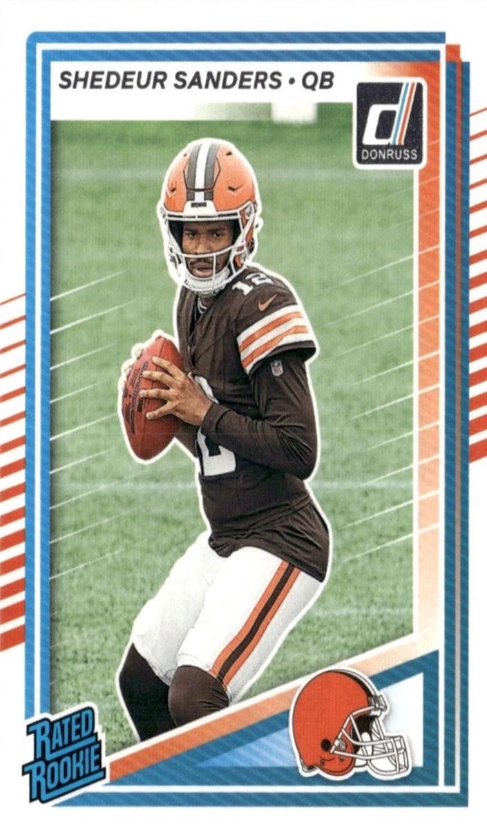 Shedeur Sanders 2025 Donruss Football card
