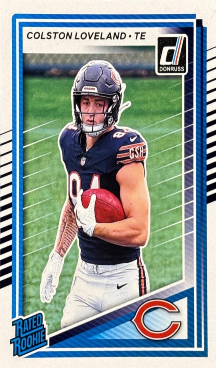 Colston Loveland 2025 Donruss Football card