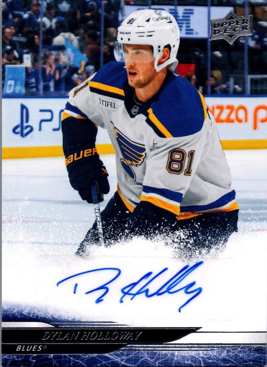 2024 Upper Deck Dylan Holloway #611 card