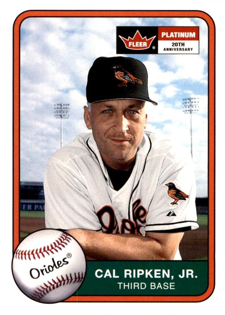2001 Fleer Platinum Cal Ripken Jr. #34 card