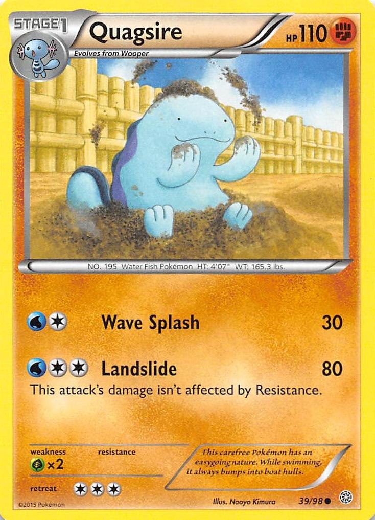 Quagsire 2015 Pokemon XY Ancient Origins