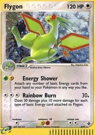Flygon Holo 2003 Pokemon EX Dragon