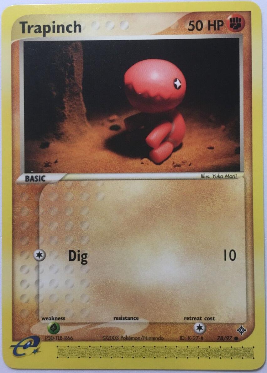 Trapinch 2003 Pokemon EX Dragon