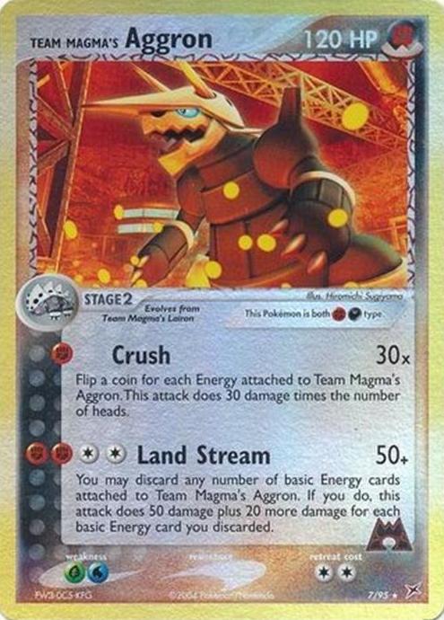 2004 Aggron [Reverse Foil] #7