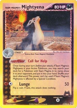 2004 Mightyena [Reverse Foil] #37