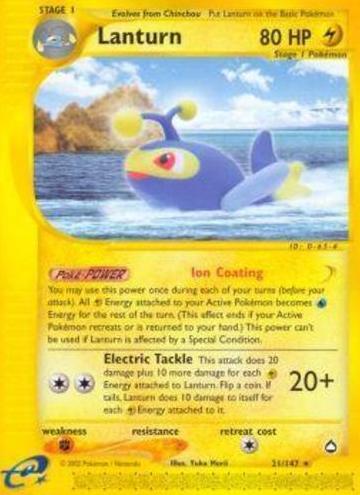 Lanturn 2003 Pokemon Aquapolis