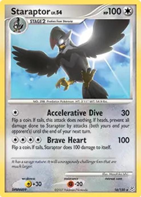 Staraptor 2007 Pokemon Diamond & Pearl