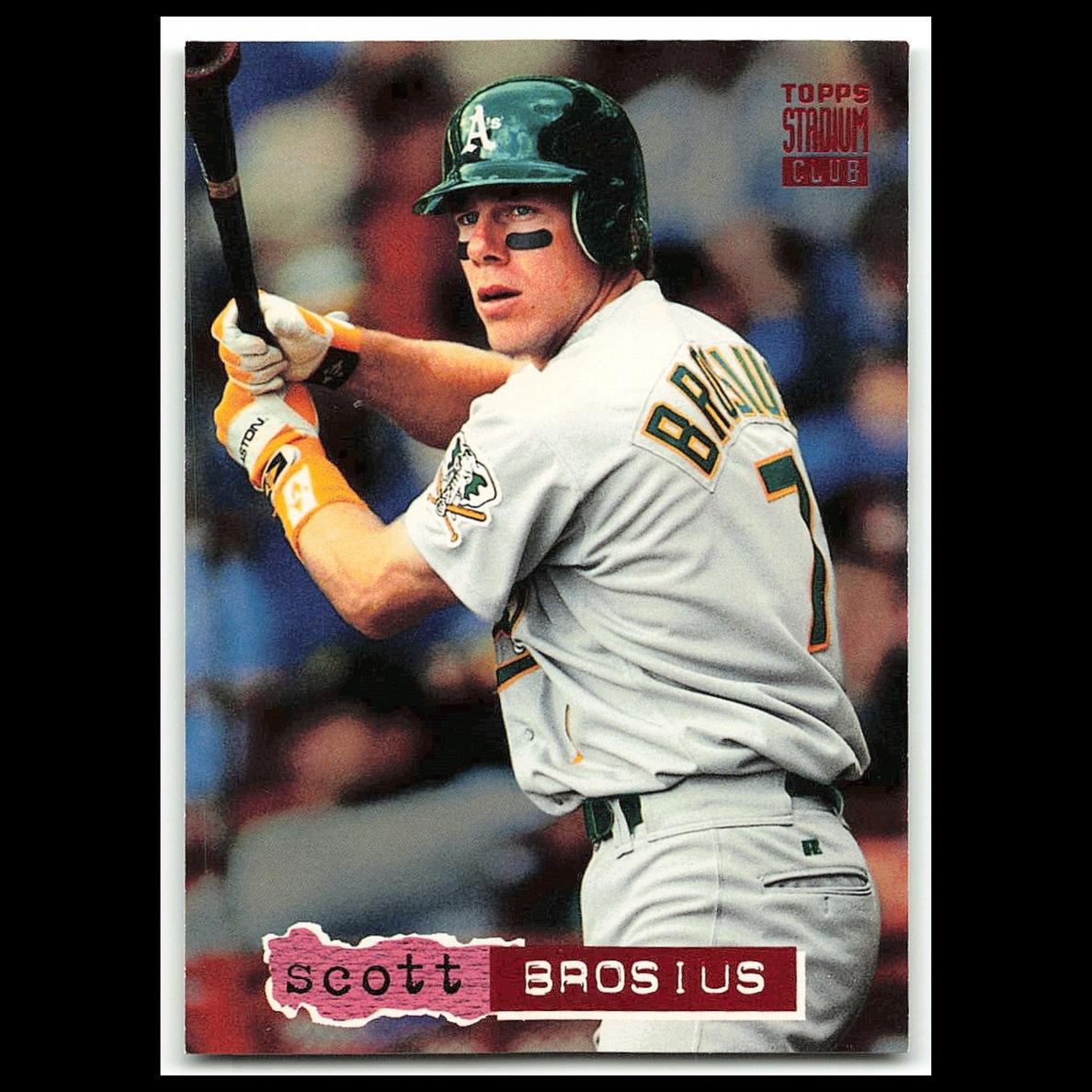 1994 Topps Stadium Club Scott Brosius #164 card