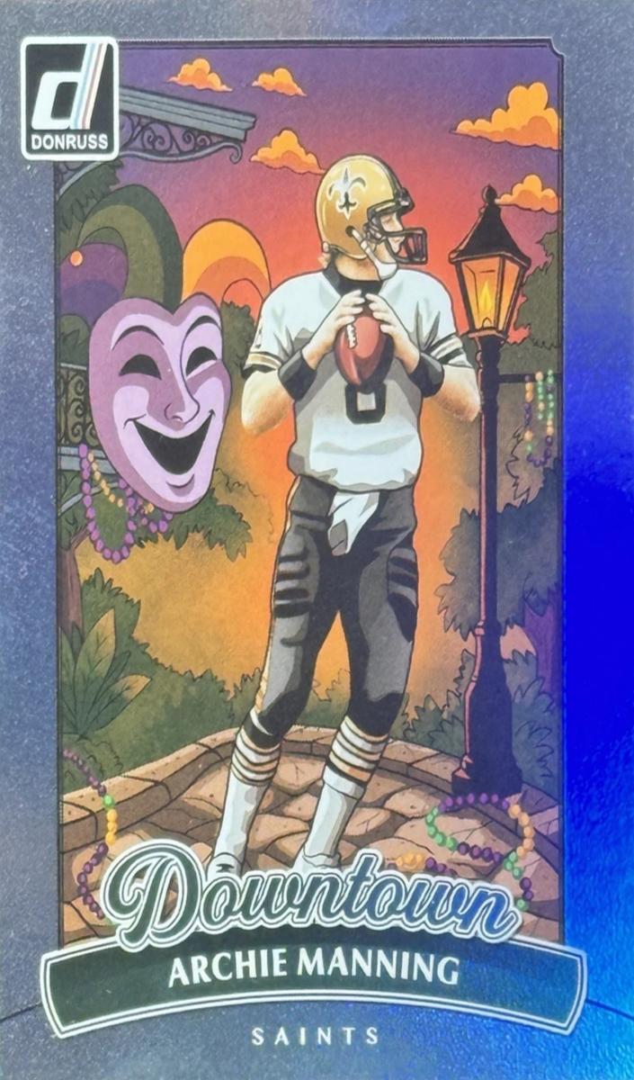 Archie Manning 2025 Panini Donruss Downtown! Football