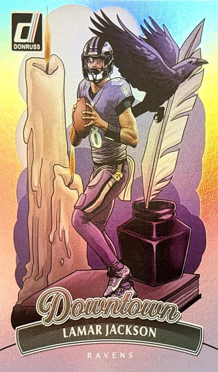 2025 Donruss Donruss Downtown! #1 Lamar Jackson front