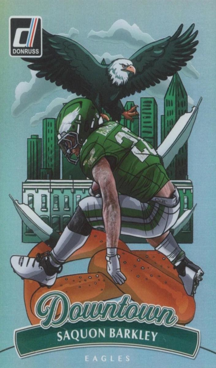 2025 Donruss Donruss Downtown #7 Saquon Barkley front