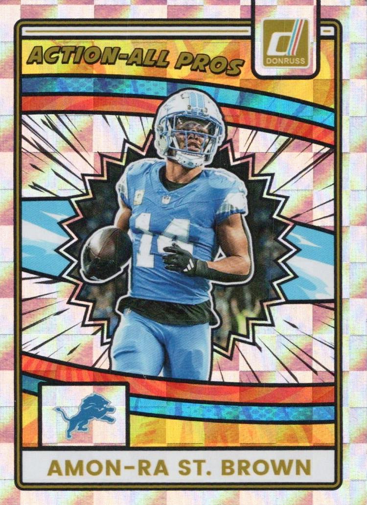 Amon-Ra St. Brown 2025 Panini Donruss Action All-Pros Football
