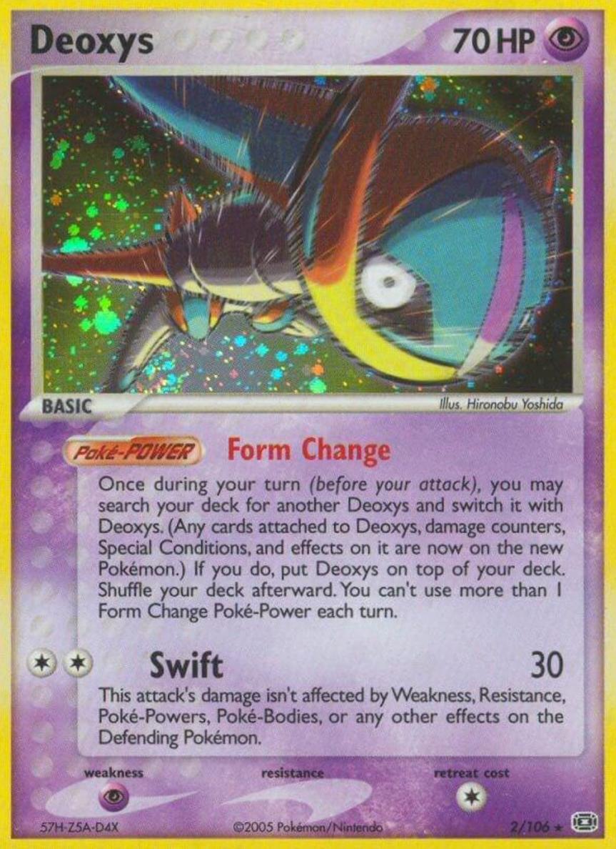 Deoxys 2005 Pokemon EX Emerald