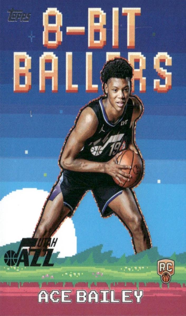 2025 Topps 8-Bit Ballers Ace Bailey #8B-35 card