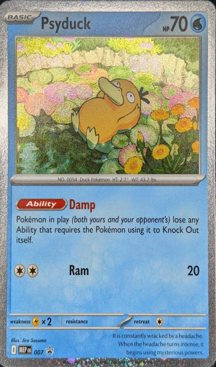 Psyduck 2025 Pokemon Mega Evolution Promo