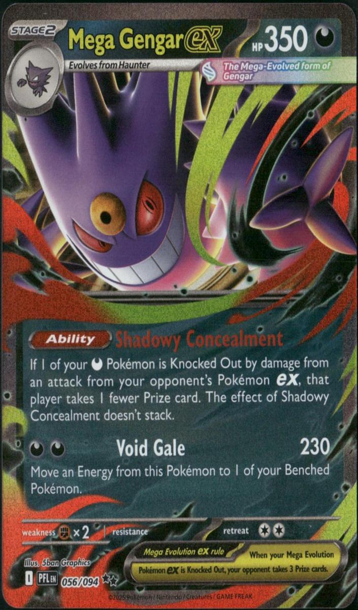 2025 Pokemon #056 Gengar front