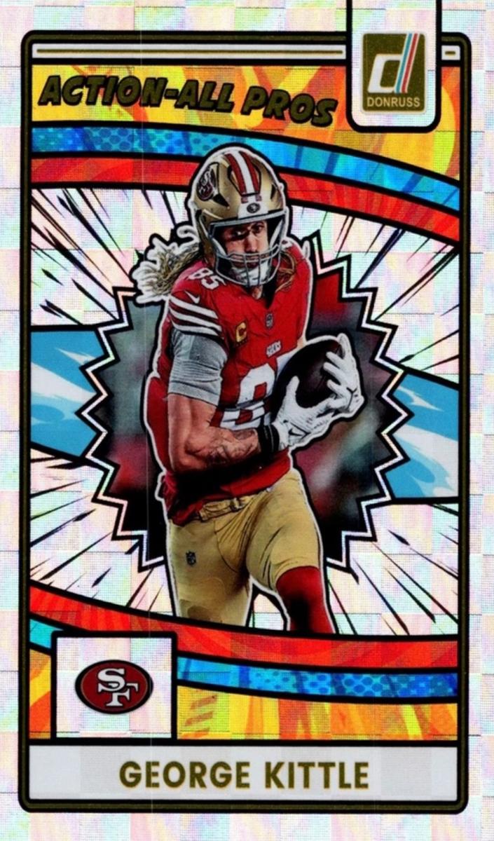 George Kittle 2025 Panini Donruss Action All-Pros Football