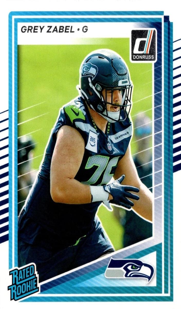 2025 Panini Donruss Grey Zabel [Press Proof Green] #366 card