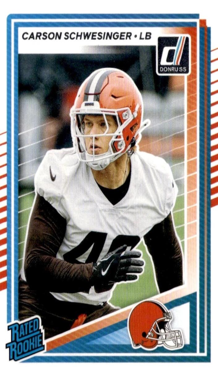 Carson Schwesinger 2025 Donruss Football card