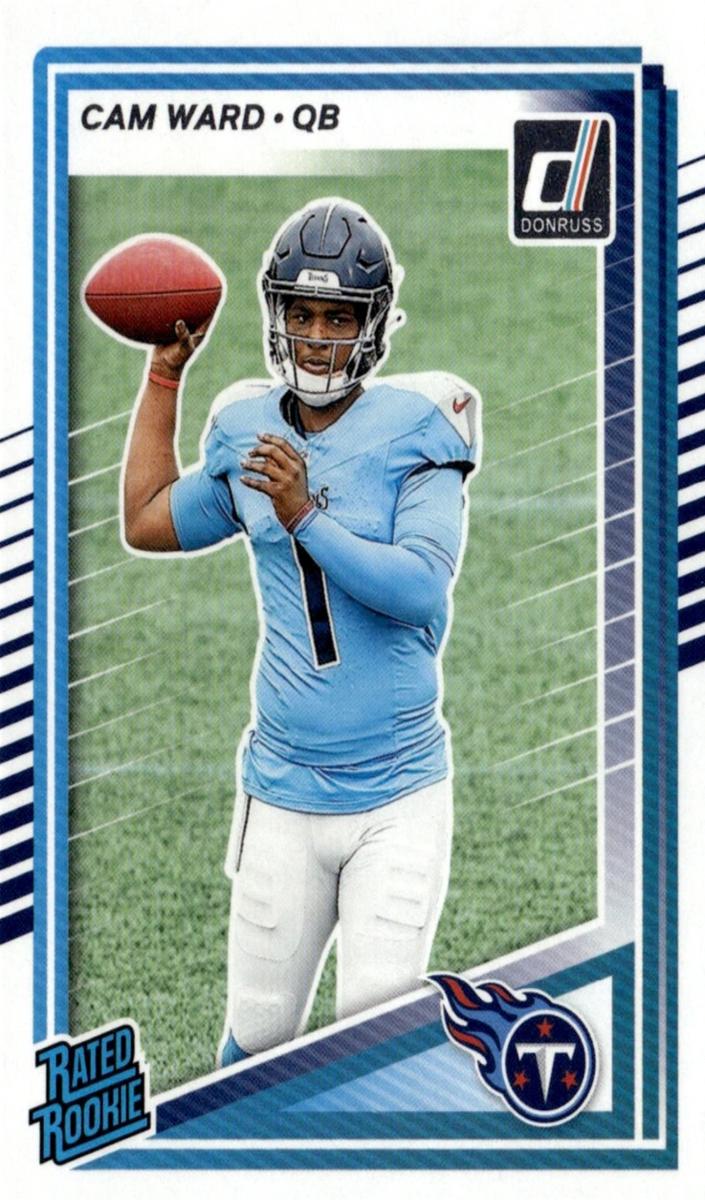 Cam Ward 2025 Donruss Football card