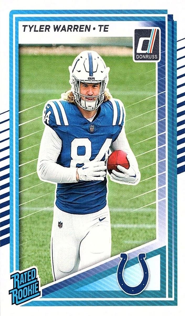 Tyler Warren 2025 Donruss Football card