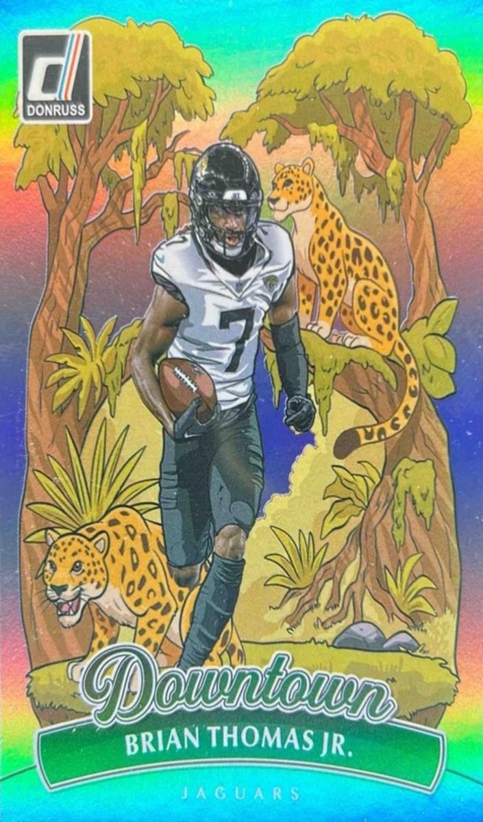 Brian Thomas Jr. 2025 Panini Donruss Downtown! Football