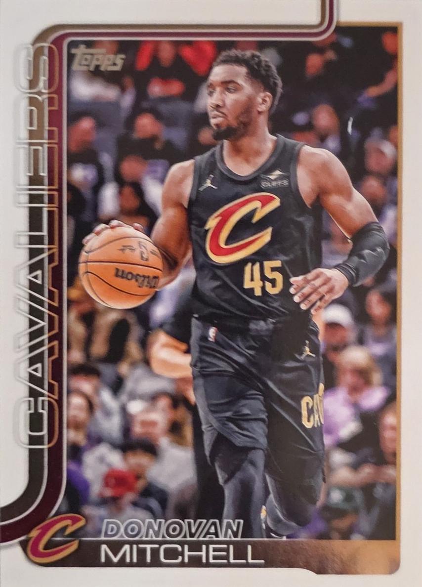 Donovan Mitchell 2025 Topps Basketball card