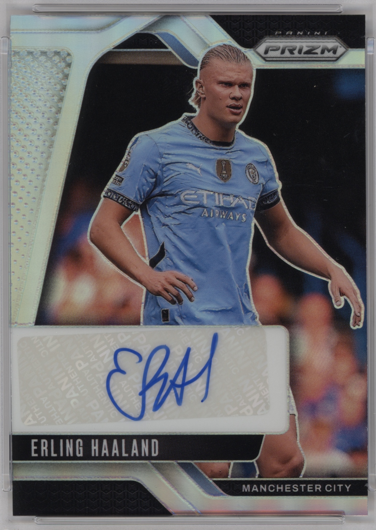 2024 Panini Prizm Premier League Erling Haaland [Silver] #S-EH card