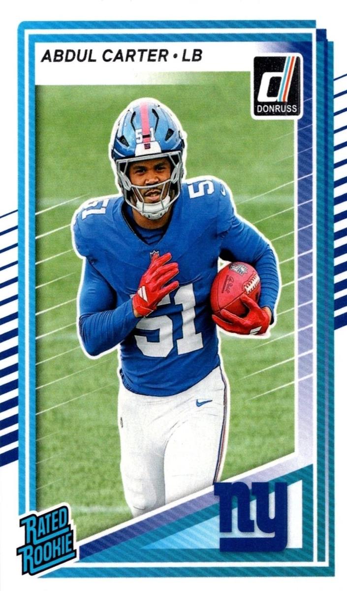 2025 Panini Donruss Abdul Carter [Pink Optic Preview] #315 card