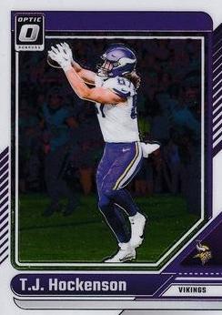 T.J. Hockenson 2024 Donruss Optic Football card