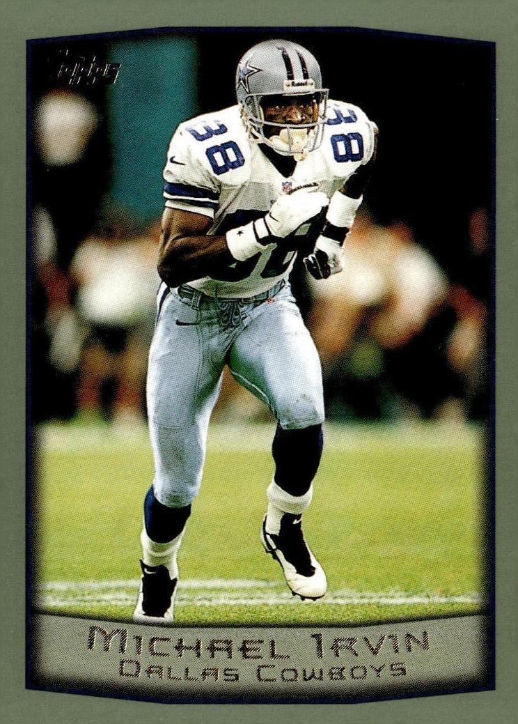 1999 Topps Michael Irvin #180 card