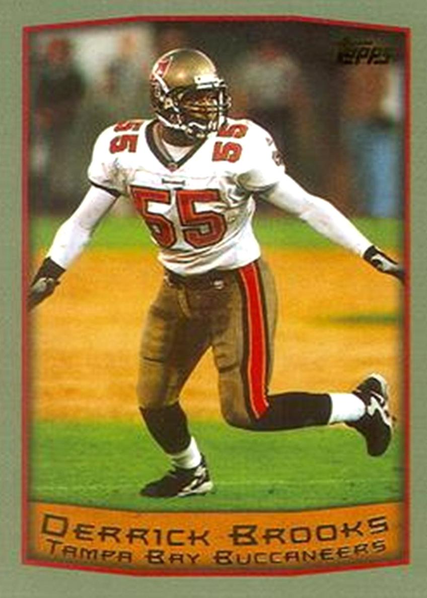 1999 Topps Derrick Brooks #295 card
