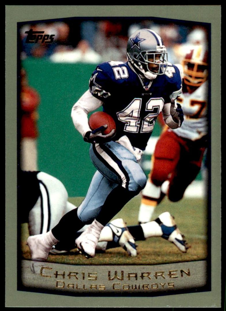 1999 Topps Chris Warren #283 card