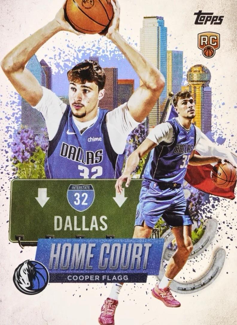 2025 Topps Home Court Cooper Flagg #HCA-8 card