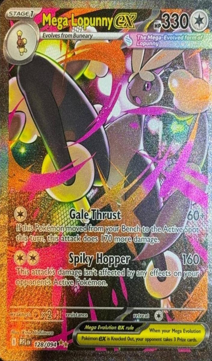 2025 Pokemon SPECIAL ILLUSTRATION RARE #128 Lopunny Sir front