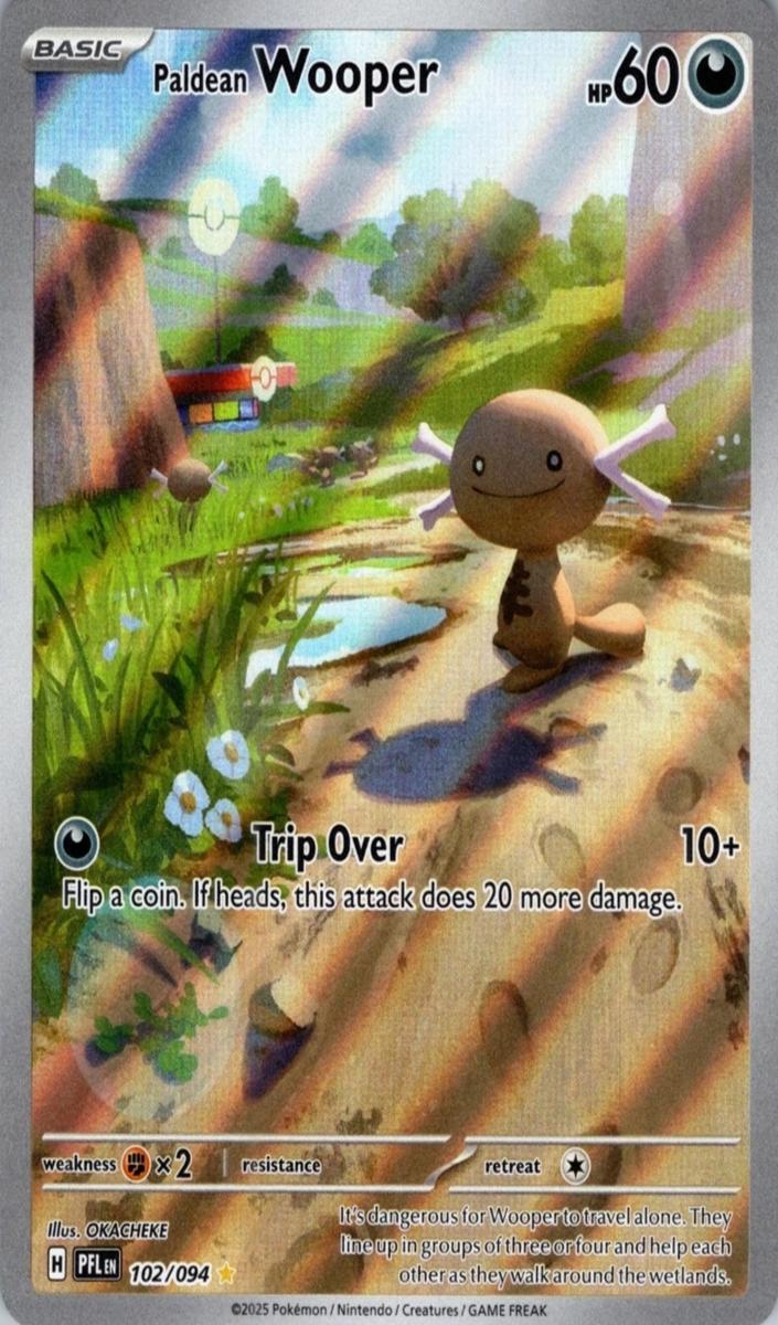 Paldean Wooper 2025 Pokemon Mega Evolution Phantasmal Flames