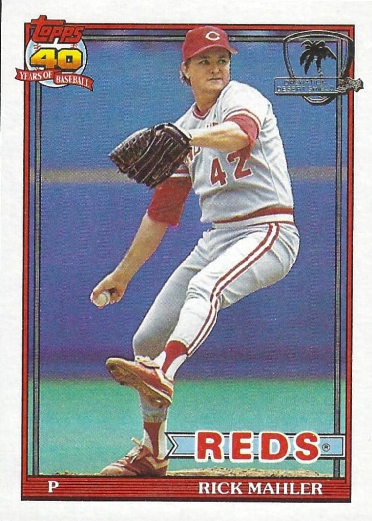 1991 Rick Mahler #363