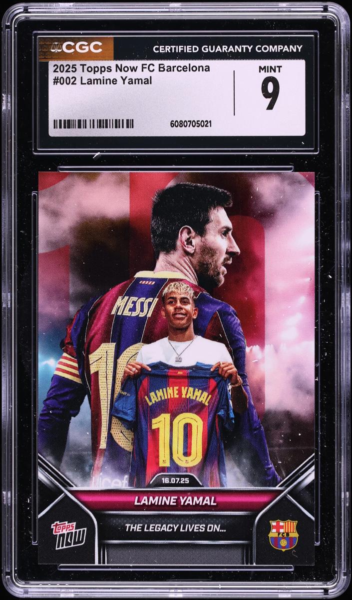 Lamine Yamal - 2025 Topps Now FC Barcelona Soccer