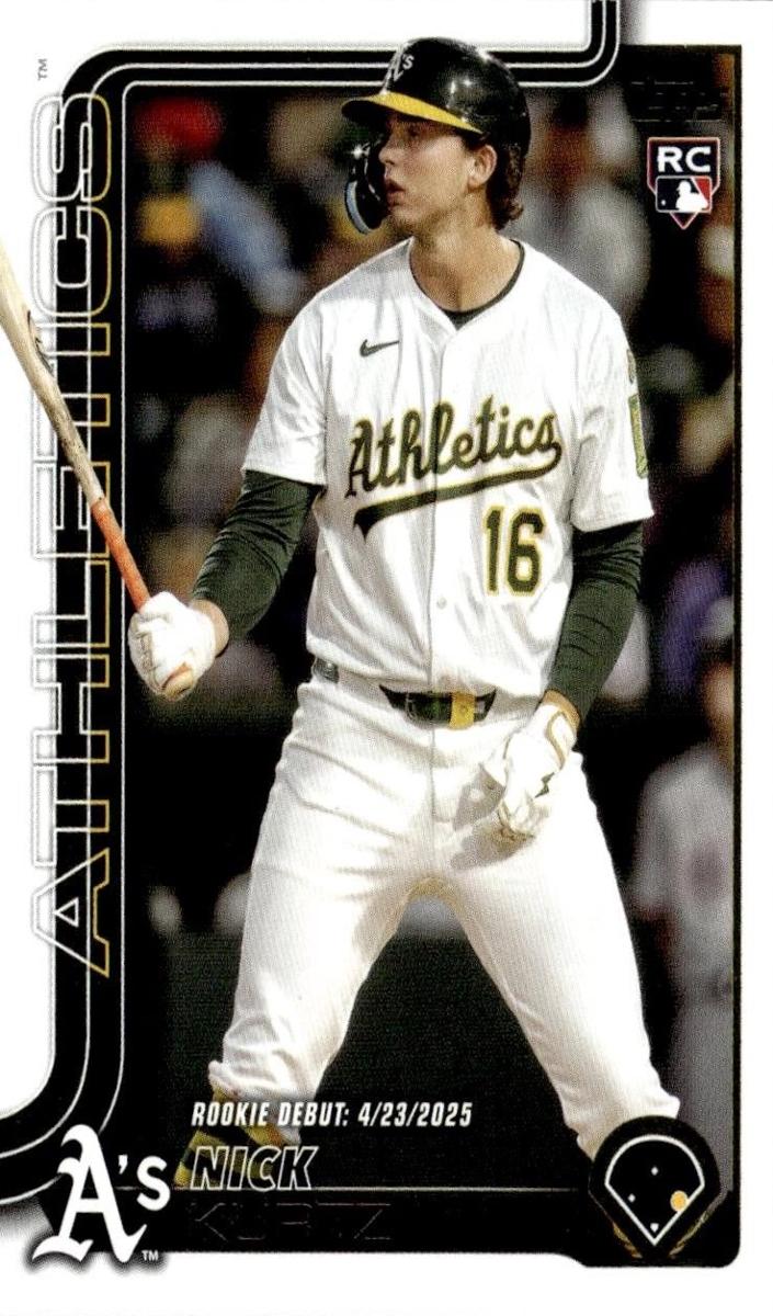 Nick Kurtz 2025 Topps Update Baseball card