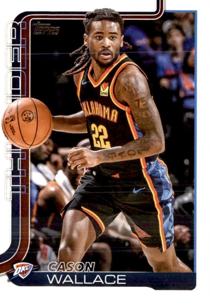 Cason Wallace 2025 Topps Basketball card