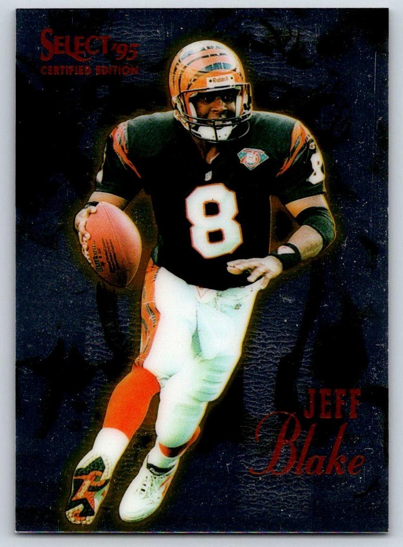 1995 Select Certified Jeff Blake #13 card